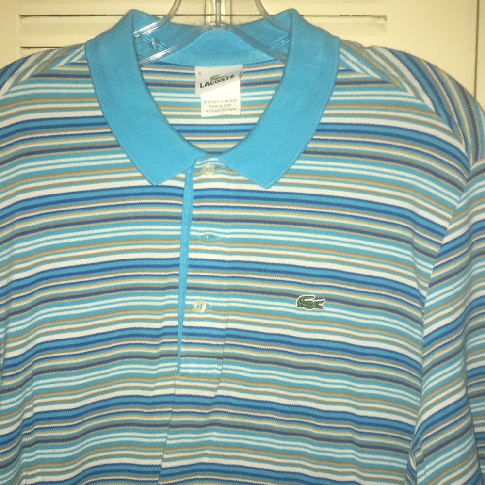 Men’s Lacoste Stripped Polo